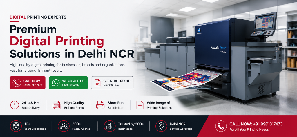 Premium Digital Printing Solutions in Delhi NCR - NNTA Printers